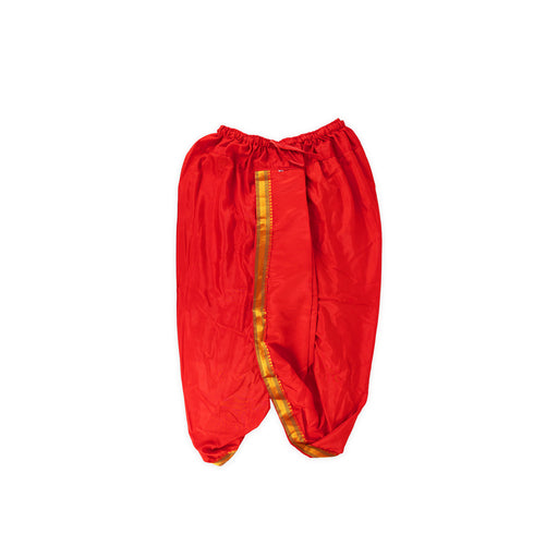 Readymade Panchakacham - Size 42 | Traditional Wear Silk Dhoti/ Jari Border Panchakacham For Men & Pooja Wear - Veshti & Dhoti