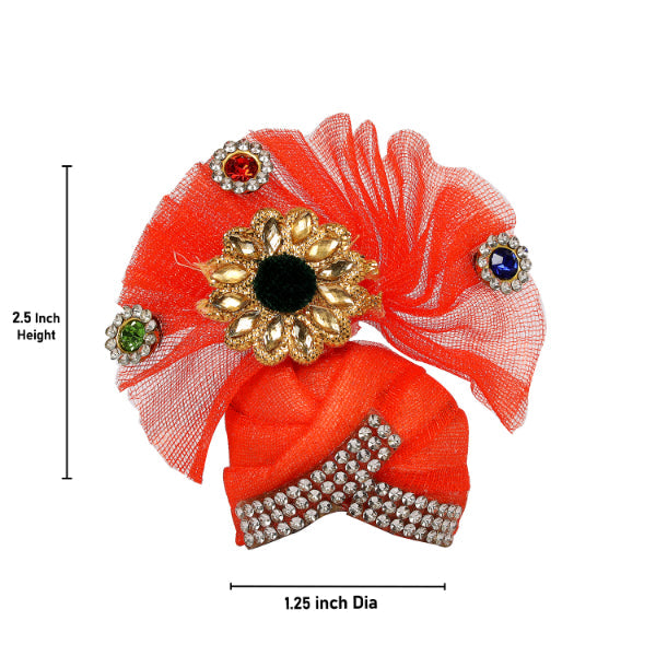 Turban | Kireedam/ Fancy Mukut/ Pagdi/ Crown for Deity/ Assorted Colour and Design