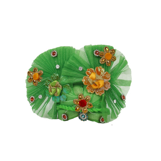 Turban - 2 Inches | Kireedam/ Fancy Mukut/ Pagdi/ Crown for Deity/ Assorted Colour and Design - Head & Face Accessories