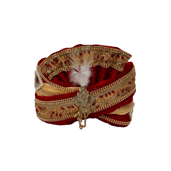 Turban - 6 Inches | Kireedam/ Fancy Mukut/ Pagdi/ Crown for Deity/ Assorted Colour and Design