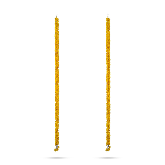 Side Toran Pair - 58 Inches | 2 Pcs / Side Thoran / Artificial Toran for Door Decor