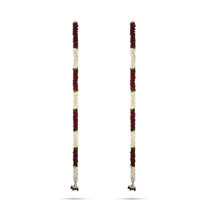 Side Toran Pair - 58 Inches | 2 Pcs / Side Thoran / Artificial Toran for Door Decor