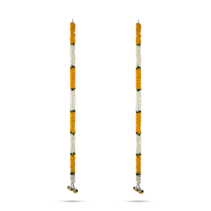 Side Toran Pair - 58 Inches | 2 Pcs / Side Thoran / Artificial Toran for Door Decor
