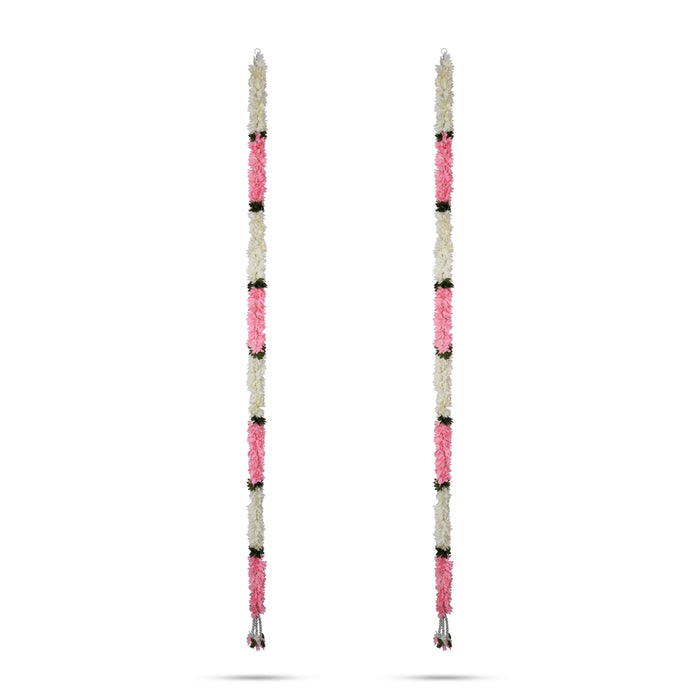 Side Toran Pair - 58 Inches | 2 Pcs / Side Thoran / Artificial Toran for Door Decor