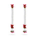 Side Toran Pair - 19 Inches | Artificial Flower Thoran/ Beads Design Door Hanging Toran For Home Decor - Toran