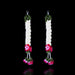 Side Toran Pair - 14 Inches | Artificial Flower Thoran/ Rose & Jasmine Design Door Hanging Toran For Home Decor - Toran