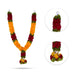 Artificial Flower Garland- 21 Inches | Cloth Garland/ Artificial Mala/ Artificial Garland For Pooja& Decoration - Mala
