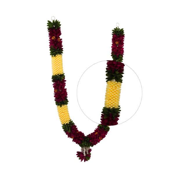 Cloth Mala assorted - 23 Inches