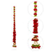 Side Toran Pair - 49 Inches | Flower Design Thoran/ Artificial Flower Toran for Home Decor - Toran
