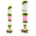 Side Toran Pair - 14 Inches | Flower & Bell Design Thoran/ Artificial Flower Toran for Home Decor - Toran