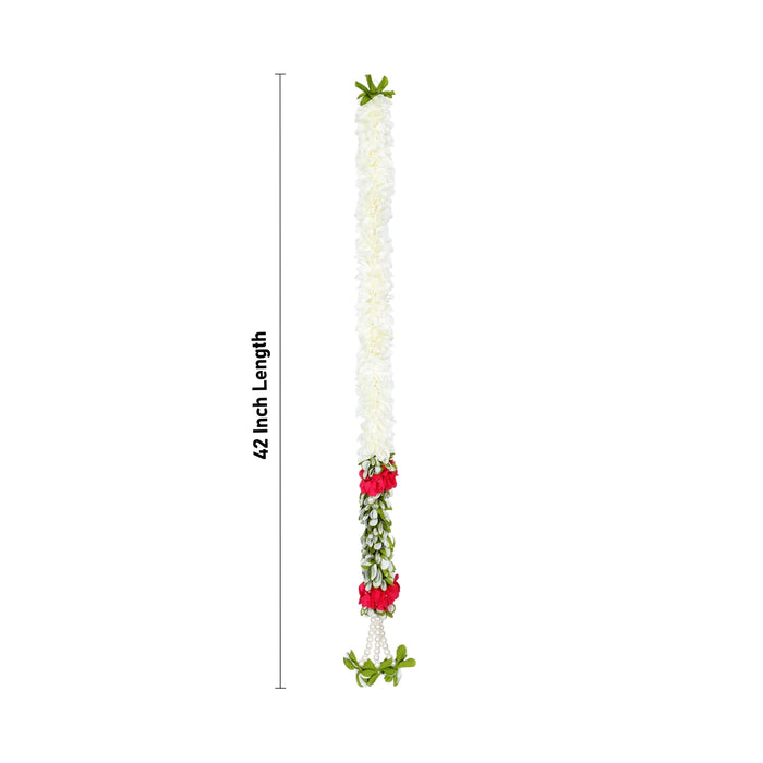Side Toran Pair - 42 Inches | Flower Design Thoran/ Door Hanging Toran/ Artificial Flower Toran for Home Decor - Toran