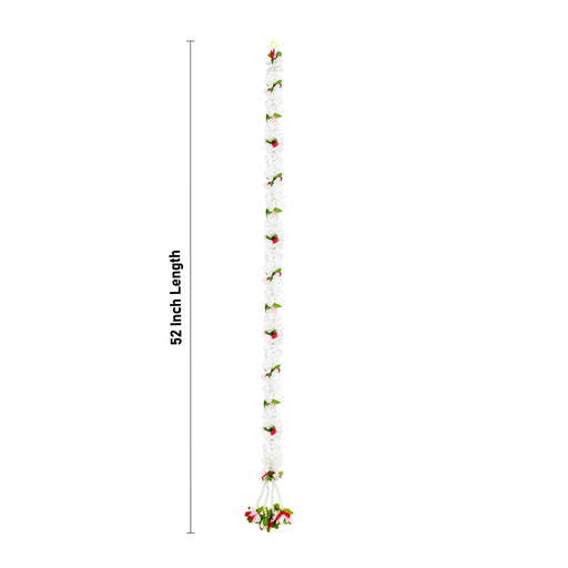 Side Toran Pair - 52 Inches | Flower Design Thoran/ Door Hanging Toran/ Artificial Flower Toran for Home Decor - Toran