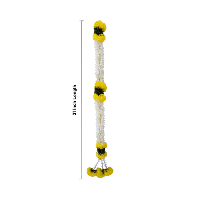 Side Toran Pair - 31 Inches | Sentosa Artificial Flower Thoran/ Door Hanging Toran For Elegant Door Framing - Toran