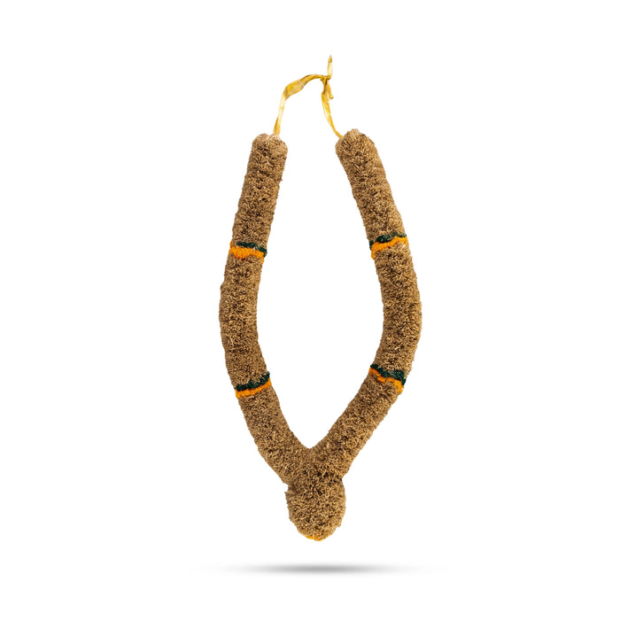 Vettiver Malai - 2 Feet | Vetiver Malai/ Vetiver Garland for Deity - Mala