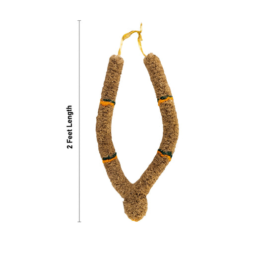 Vettiver Malai - 2 Feet | Vetiver Malai/ Vetiver Garland for Deity - Mala