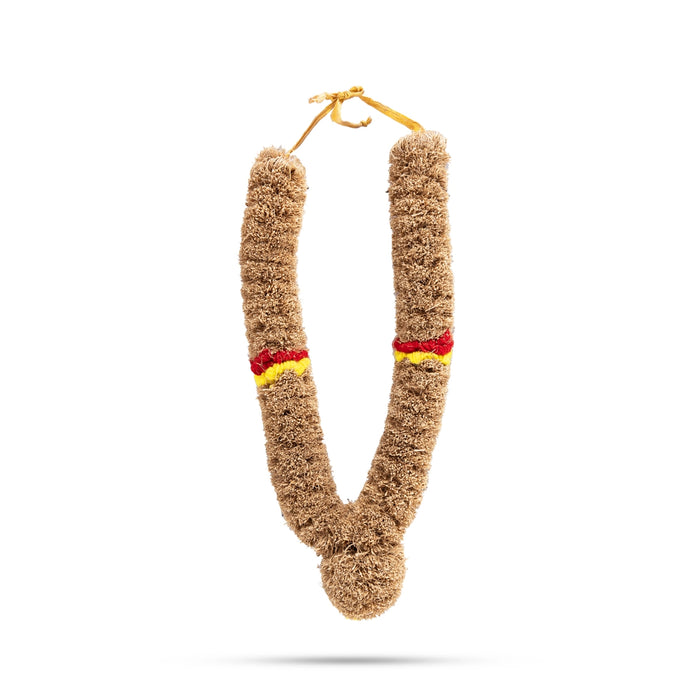 Vettiver Malai - 1.5 Feet | Vetiver Malai/ Vetiver Garland for Deity - Mala