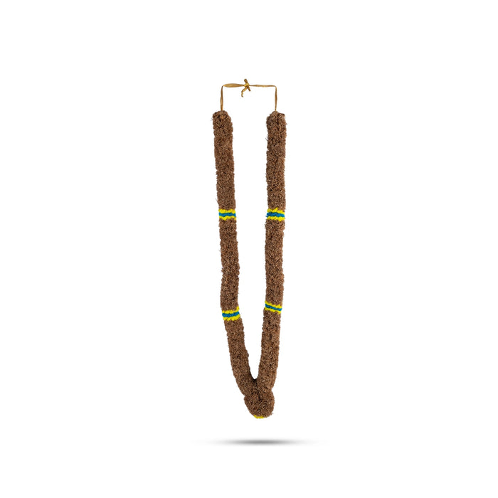 Vettiver Malai - 3 Feet | Natural Vetiver Garland/ Traditional Vetiver Malai For Divine Fragrance And Pooja
