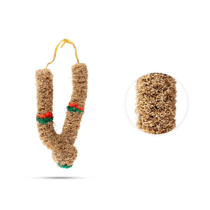 Vettiver Malai - 1 Feet | Vetiver Malai/ Vetiver Garland for Deity - Mala