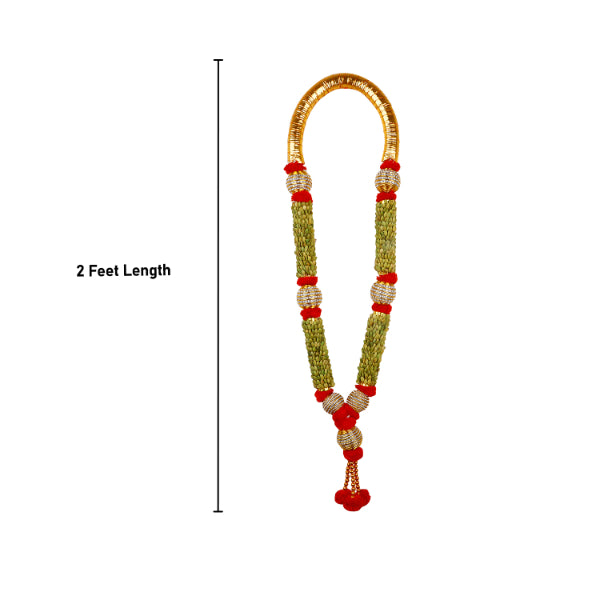 Cardamom Garland  - 2 Feet | Elakkai Malai/ Elaichi for Deity - Mala