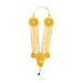 VIP Malai - 40 Inches | 5 Line Scented Garland/ Scented Wooden Mala for Decoration - Mala