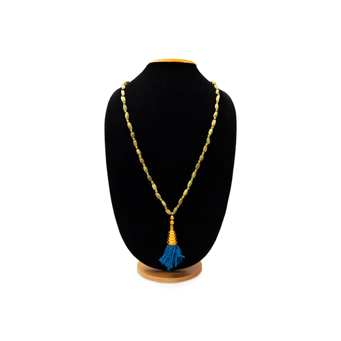 Cardamom Garland With Beads - 20 Inches | Mala / Elakkai Malai / Elaichi Mala for Deity