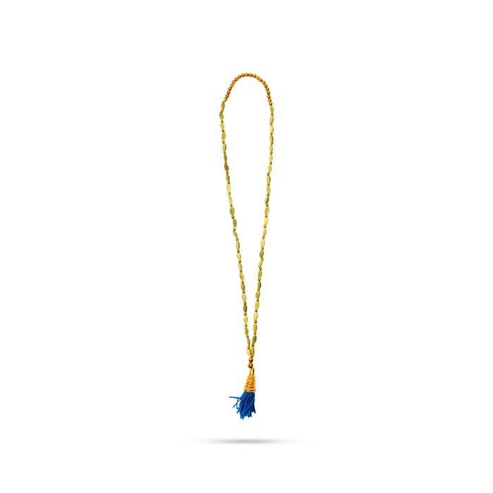 Cardamom Garland With Beads - 20 Inches | Mala / Elakkai Malai / Elaichi Mala for Deity