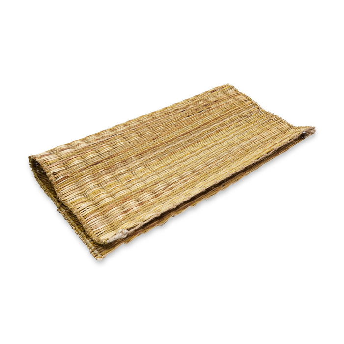 Korai Grass Mat - 18 x 18 Inches | Yoga Mat/ Pooja Aasan/ Korai Pai for Meditation - Yoga Mat & Aasan
