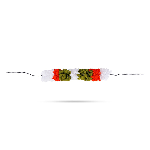 Artificial Flower - 10 Inches | Patti Veni Hair Flower/ Artificial Gajra for Deity Decor - Head & Face Accessories