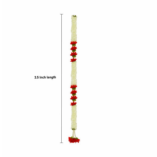 Toran Set - 3.5 Feet | Thoran/ 2 Pcs/ Side Toran/ Flower Toran for Door/ Assorted Colour & Design - Toran