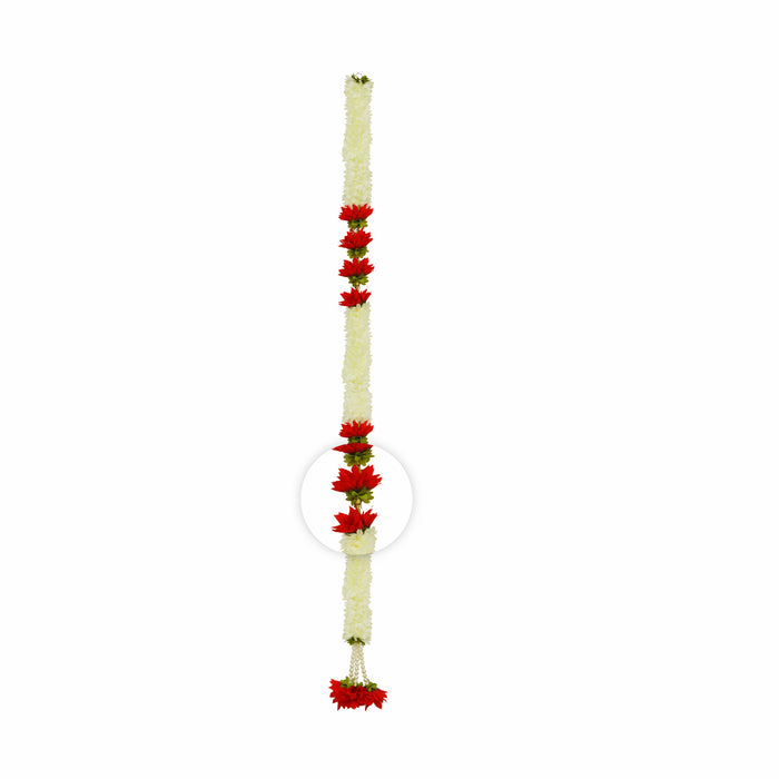 Toran Set - 3.5 Feet | Thoran/ 2 Pcs/ Side Toran/ Flower Toran for Door/ Assorted Colour & Design - Toran