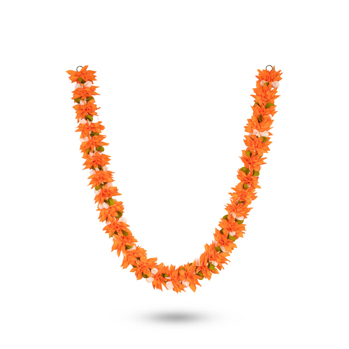 Artificial Flower Garland - 36 Inches | Flower Toran/ Artificial Mala for Photo Frame/ Assorted Design & Colour