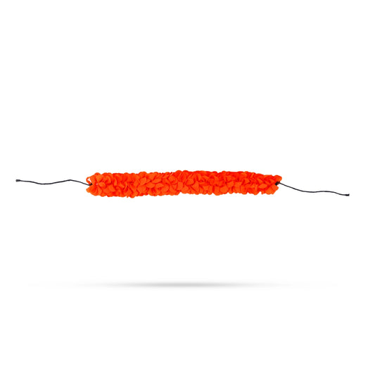 Hair Flower - 11 Inches | Cloth Flower Hair Accessories/ Orange Colour Artificial Flower for Hair Decor - Head & Face Accessories