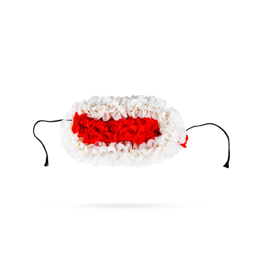 Artificial Gajra - 7 Inches | Cloth Flower/ Artificial Flower/ Artificial Hair Flower for Decoration - Mala