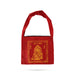 Side Bag - 17 x 14 Inches | Red Colour Shoulder Bag/ Om Sakthi Design Cloth Bag/ Gift Bag for Men & Women - Bags & Pouches