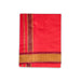 Cotton Veshti - 2 Mtrs | Padayappa Border Dhoti/ Red Colour Vesti for Men - Veshti & Dhoti