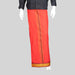 Cotton Veshti - 2 Mtrs | Padayappa Border Dhoti/ Red Colour Vesti for Men - Veshti & Dhoti