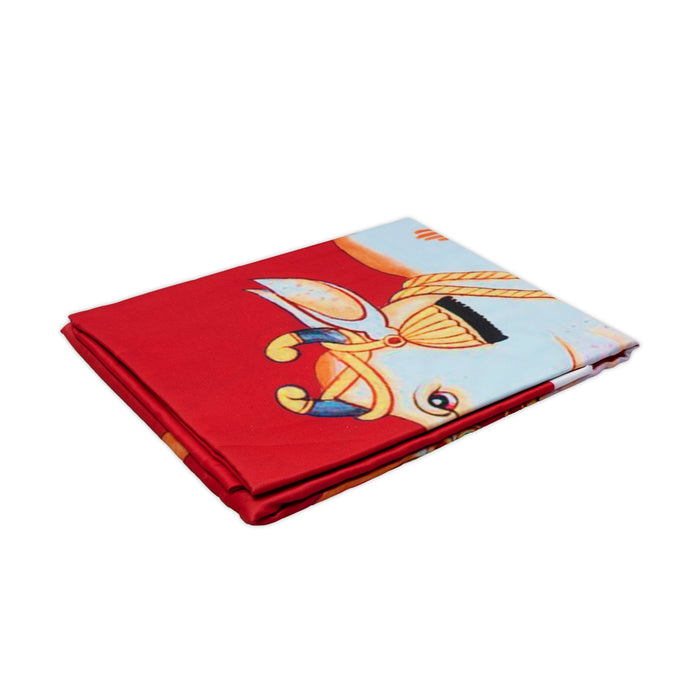 Pooja Screen- 5 x 8 Inches | Cotton Curtain / Temple Screen / Decorative Curtain For Pooja Room - Deity Curtain