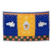 Pooja Screen- 5 x 8 Inches | Cotton Curtain / Temple Screen / Decorative Curtain For Pooja Room - Deity Curtain