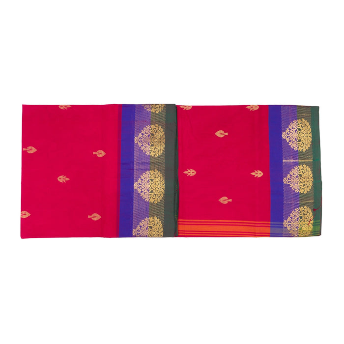 Saree - 5.5 Mtr | Fancy Saree/ Copper Print Design Traditional Saree for Women - Sarees & Blouse