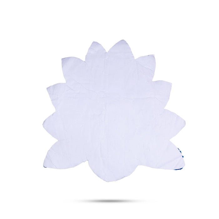 Rangoli Mat - 24 Inches | Rangoli Floor Mat/ Flower Design Canvas Muggu Mat for Home Decor/ 270 Gms - Kolam & Rangoli