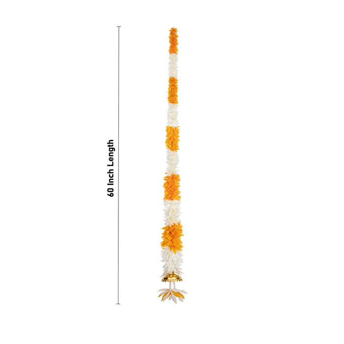 Side Toran - 60 Inches | Door Hanging Toran/ Thoran/ Artificial Flower Toran for Home Decor - Toran