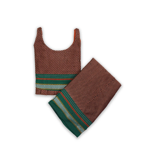 Sleeveless Pavadai Sattai - Size 16 | Cotton Skirt And Top/Traditional Dress/South Indian Dress For Baby Girls - Long Skirts / Ghagra / Pavadai