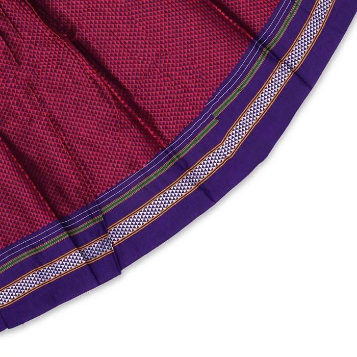 Sleeveless Pavadai Sattai - Size 16 | Cotton Skirt And Top/Traditional Dress/South Indian Dress For Baby Girls - Long Skirts / Ghagra / Pavadai