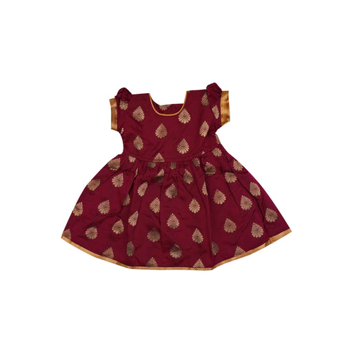 Frock Dress - Size 6 Months | Gown Dress/ Readymade Dress/ Traditional Dress For Baby Girls - Long Skirts / Ghagra / Pavadai