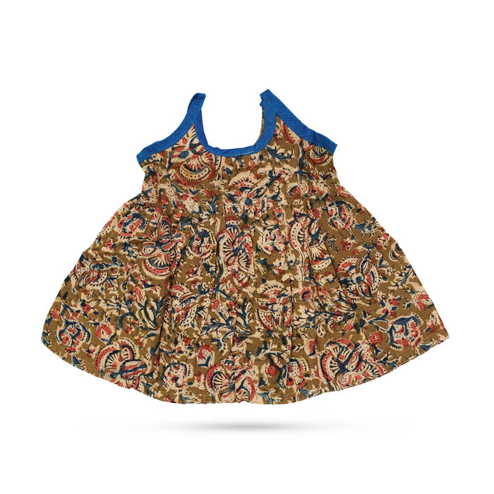 Sleeveless Frock Dress - Size New Born | Gown Dress/ Cotton Readymade Dress/ Traditional Dress For Baby Girls - Long Skirts / Ghagra / Pavadai
