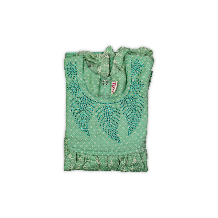 Frock Dress - Size 6 Months | Gown Dress/ Readymade Dress/ Traditional Dress For Baby Girls - Long Skirts / Ghagra / Pavadai