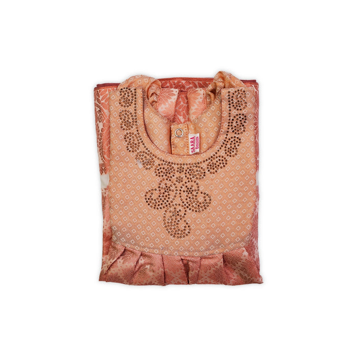 Frock Dress - Size 6 Months | Gown Dress/ Readymade Dress/ Traditional Dress For Baby Girls - Long Skirts / Ghagra / Pavadai