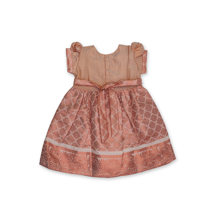 Frock Dress - Size 1 Year | Gown Dress/ Readymade Dress/ Traditional Dress For Baby Girls - Long Skirts / Ghagra / Pavadai