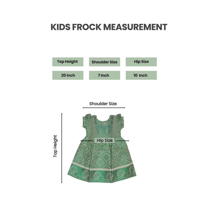Frock Dress - Size 1 Year | Gown Dress/ Readymade Dress/ Traditional Dress For Baby Girls - Long Skirts / Ghagra / Pavadai