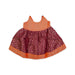 Sleeveless Frock Dress-Size New Born | Jacquard Cloth Gown Dress/Readymade Dress/Traditional Dress For Baby Girls - Long Skirts / Ghagra / Pavadai